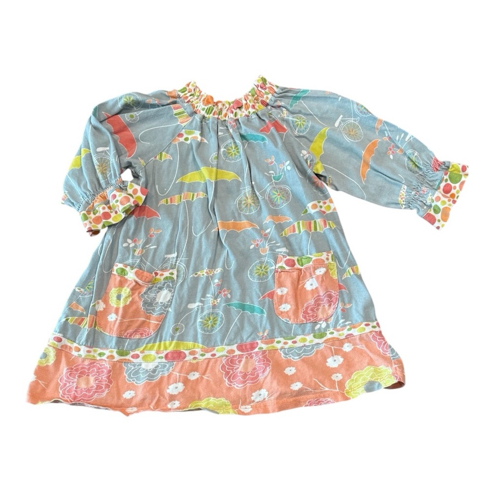 Jelly the Pug floral tunic dress
